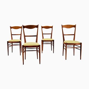 Dining Chairs attributed to Drevotvar, Former Czechoslovakia, 1970s, Set of 4