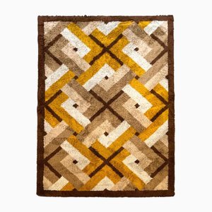 Vintage Geometric Rug, 1970s