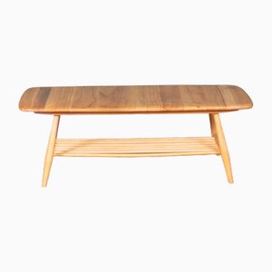 Table Basse Ercol Light 459 Windsor avec Porte-Revues par Lucian Ercolani