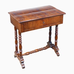 19th Century Walnut Worktable with Drawer