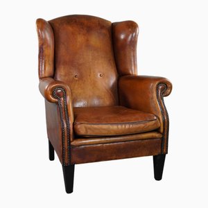 Large Sheep Leather Ear Armchair