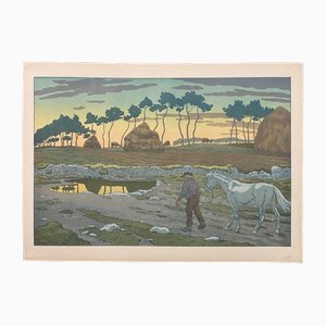 Henri Rivière, Le Crépuscule, Lithograph