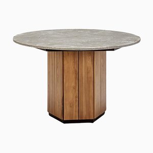 Teak and Stone Dining Table by Thai Natura