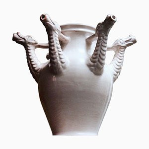 Die Drago Bianco Vase von Coseincorso