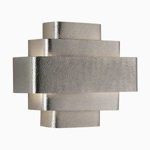 Silver Metal Wall Lamp by Thai Natura