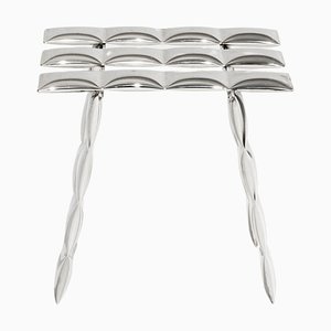 Stainless Steel Cosmic Stool by Metis Design Studio