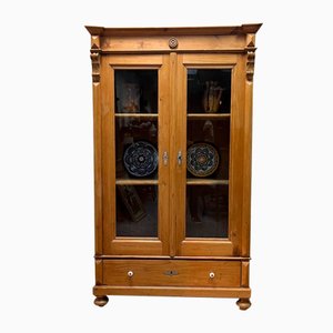 Antique Wilhelminian Showcase in Softwood, 1880s