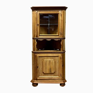 Antique 2 Piece Frida Corner Cabinet in Softwood, Franconia