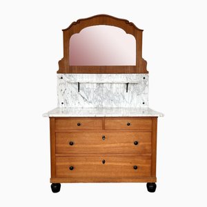 Mirror Chest of Drawers or Dressing Table in Oak