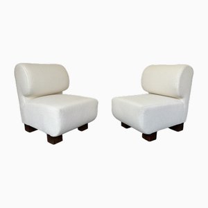 Set of Italian Slipper Chairs, Italy, 1970s