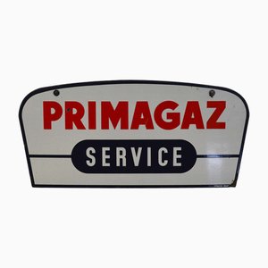 Emailliertes Schild von Primagaz, 1950er