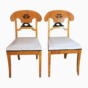 Österreichische Biedermeier Stühle im Stil von Joseph Danhauser, 1840er, 2er Set