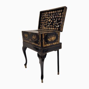 19th Century English Writing Desk with Chinoiserie