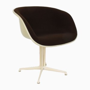 La Fonda Chair in Dark Brown by Charles & Ray Eames for Vitra, 1970s