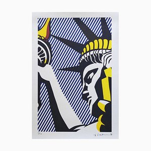 Roy Lichtenstein, I Love Liberty, Lithographie, 1980er