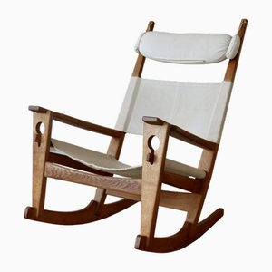 Keyhole Rocking Chair by Hans J. Wegner, Denmark, 1960s