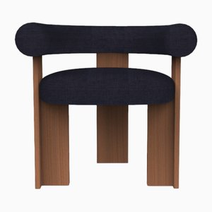 Collector Modern Cassette Chair in Famiglia 45 Fabric and Smoked Oak by Alter Ego
