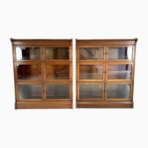 Art Deco Bookcases by Minty 1930s England., Set of 2