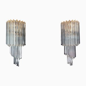 Vintage Murano Wall Sconces, 1990, Set of 2