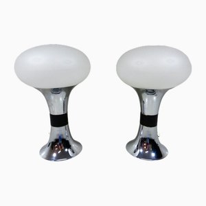 Grandes Lampes de Bureau Space Age, 1960s, Set de 2