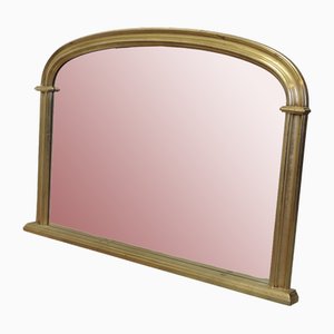 Specchio vittoriano ad arco dorato, anni '60