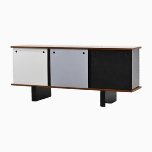 Bloc Sideboard mit 3 Türen von Charlotte Perriand, 1962