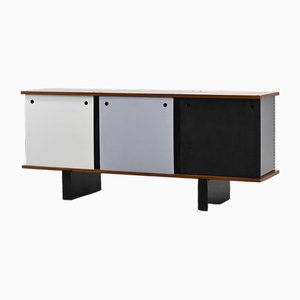 Bloc Sideboard with 3 Doors by Charlotte Perriand, 1962