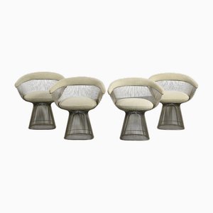Mid-Century Armchairs by Warren Platner for Knoll, 1970s, Set of 4