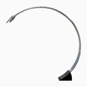 Steel Arc Floor Lamp by Francesco Fois for Reggiani, Italy, 1960s