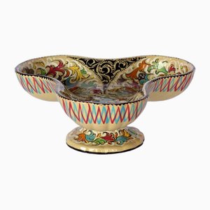 Jarrón italiano tradicional de cerámica de Molaroni Pesaro, años 50