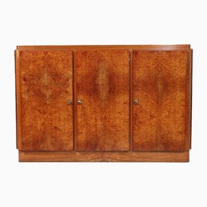 Art Deco French Sideboard in Amboyna and Walnut, 1930s