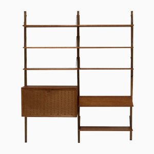 Mid-Century Royal System Teak Wall Unit by Poul Cadovius for Cado