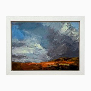 Colin Halliday, Moor in the English Countryside, 2007, Impasto Oil Painting, Framed