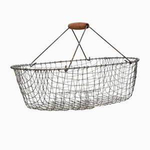 Vintage Wire Mesh Garden Basket Trug