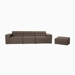 Graues Smartville Sofa Set aus Stoff von BoConcept, 2er Set
