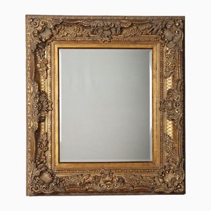 Miroir Cadre Feuille d'Or