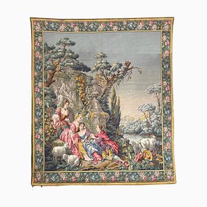 French Aubusson Style Jacquard Tapestry, 1950s