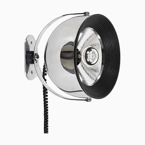 Lampada Mid-Century in metallo cromato attribuita a Gae Aulenti per Stilnovo, Italia, anni '70