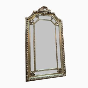 Specchio grande con cornice dorata intagliata, Francia