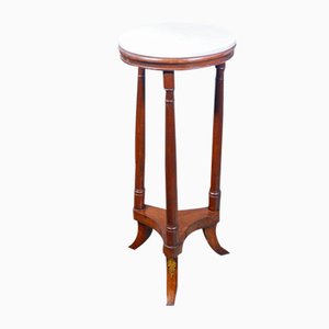 Table d'Appoint avec Plateau en Marbre, 1800s