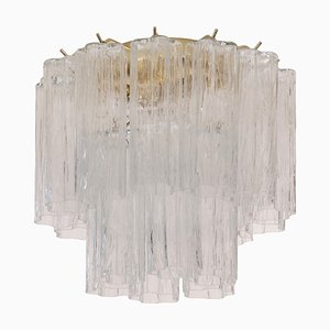 Ceiling Light with Murano Trunci Glass, Italy, 1990s