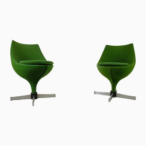Pierre Guariche zugeschriebene Polaris Stühle für Meurop, 1960er, 2er Set