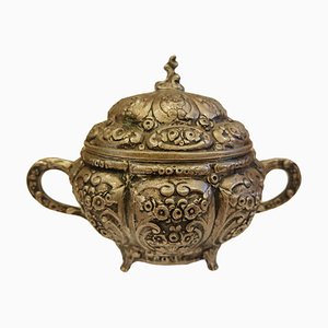 Baroque-Style Silver Sugar Bowl