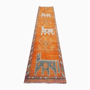 Tapis Oushak Vintage Orange Muted, 1960s