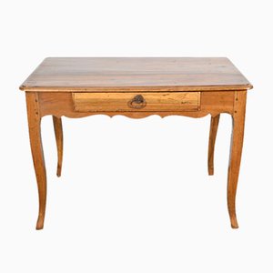 Louis XV Style Desk in Walnut and Cherry, Early 19th Century