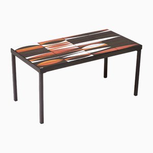 Ceramic Navette Coffee Table by Roger Capron