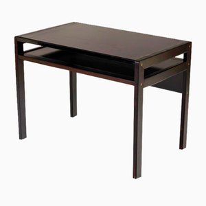 Bureau Laqué Noir attribué à André Sornay, 1960s