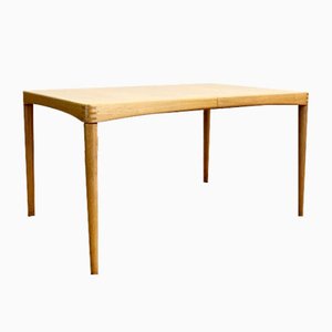 Mid-Century Modern Extendable Dining Table in Oak by H.W. Klein for Bramin, 1960