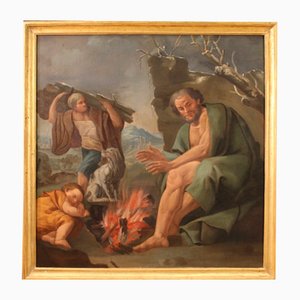 Pietro Bardellino, Allegorie des Winters, 1790, Öl auf Leinwand, Gerahmt