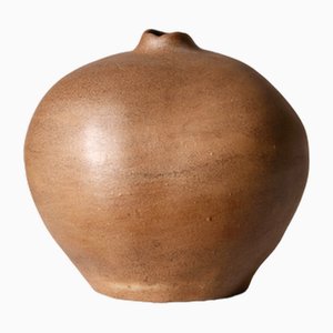 French Ball Vase in Sandstone